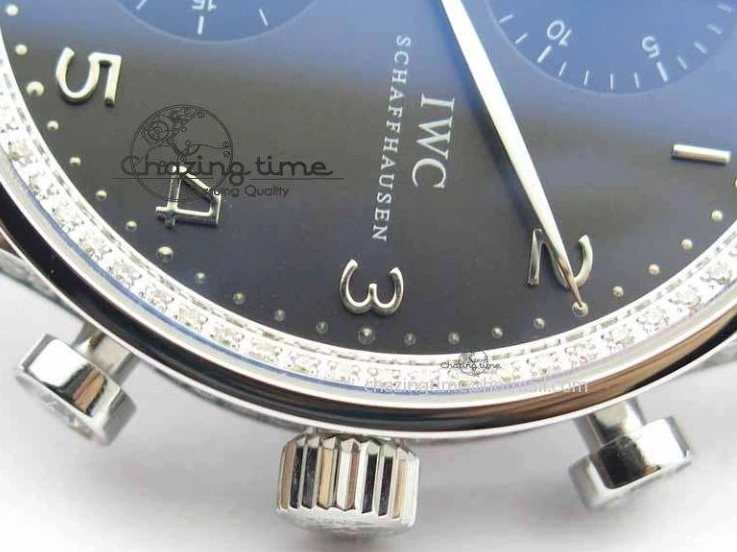 MIROTIME 0403 Unique Portuguese IW3714 Diam ZF V2 1:1 Best Edition Gray Dial On Brown Leather Strap A79350 (Slim Movement) 7250